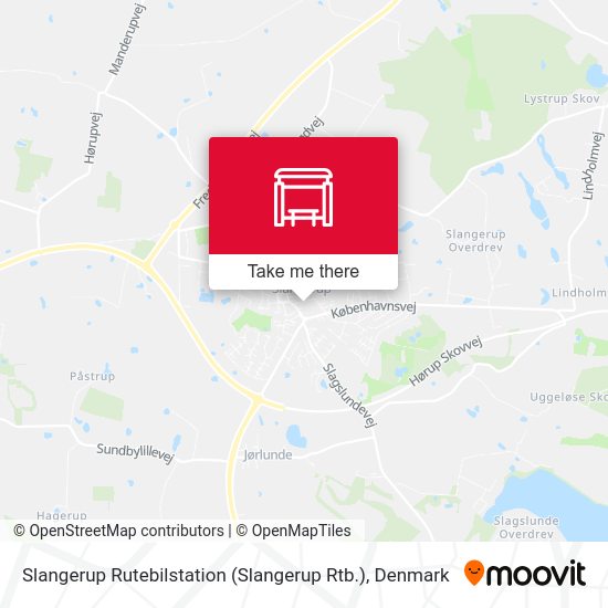 Slangerup Rutebilstation (Slangerup Rtb.) map