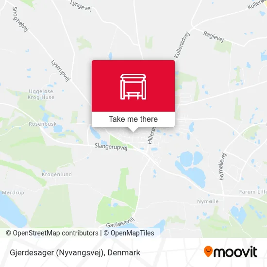 Gjerdesager (Nyvangsvej) map