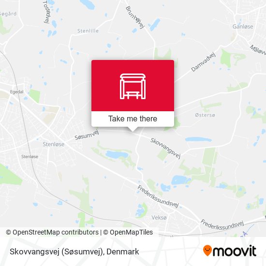 Skovvangsvej (Søsumvej) map