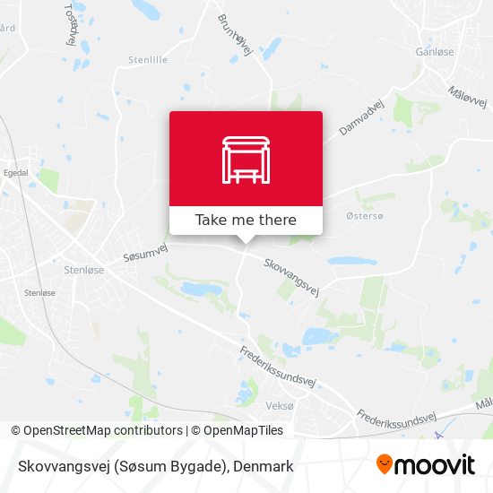 Skovvangsvej (Søsum Bygade) map