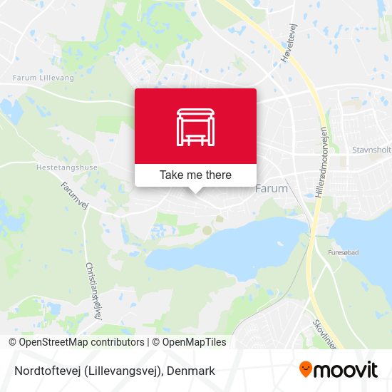 Nordtoftevej (Lillevangsvej) map