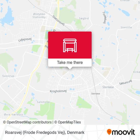 Roarsvej (Frode Fredegods Vej) map