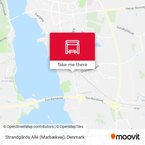 Strandgårds Allé (Marbækvej) map