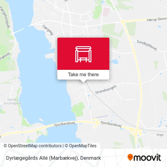 Dyrlægegårds Allé (Marbækvej) map