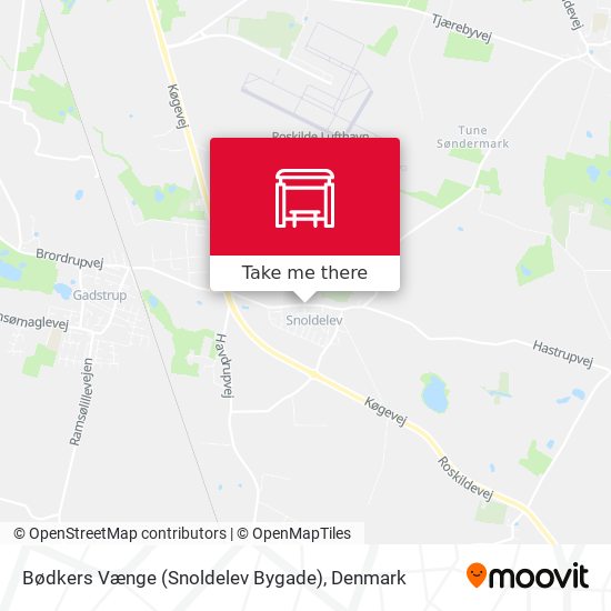 Bødkers Vænge (Snoldelev Bygade) map