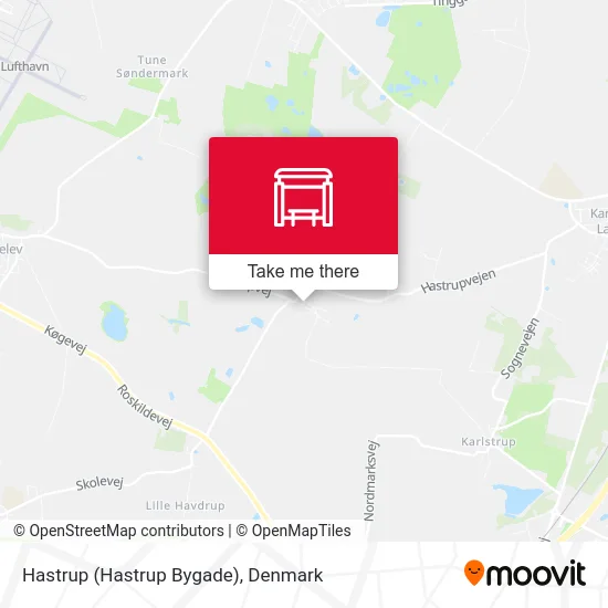Hastrup (Hastrup Bygade) map