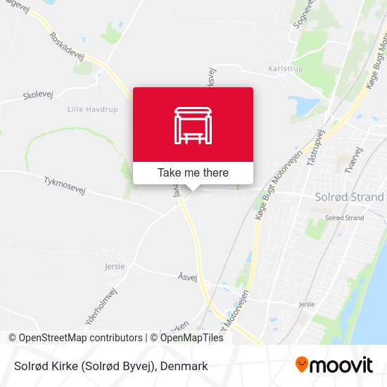 Solrød Kirke (Solrød Byvej) map