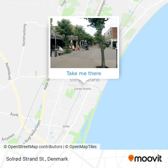 Solrød Strand St. map