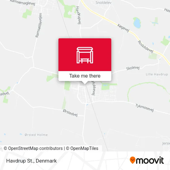 Havdrup St. map