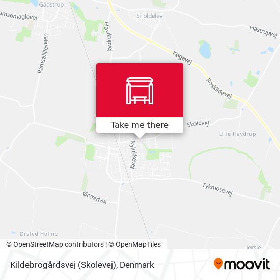 Kildebrogårdsvej (Skolevej) map