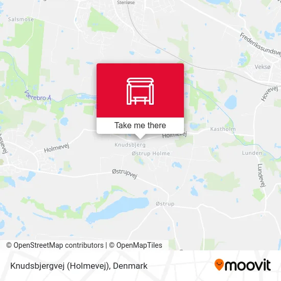 Knudsbjergvej (Holmevej) map