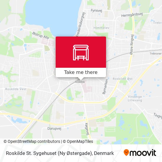 Roskilde St. Sygehuset (Ny Østergade) map