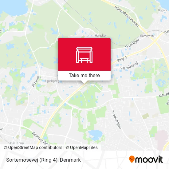 Sortemosevej (Ring 4) map