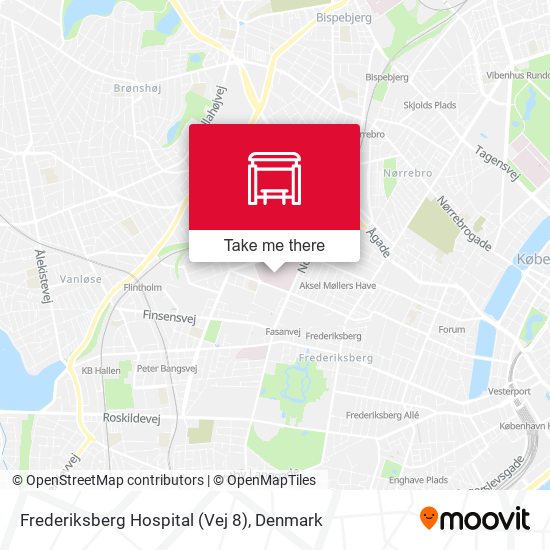 Frederiksberg Hospital (Vej 8) map