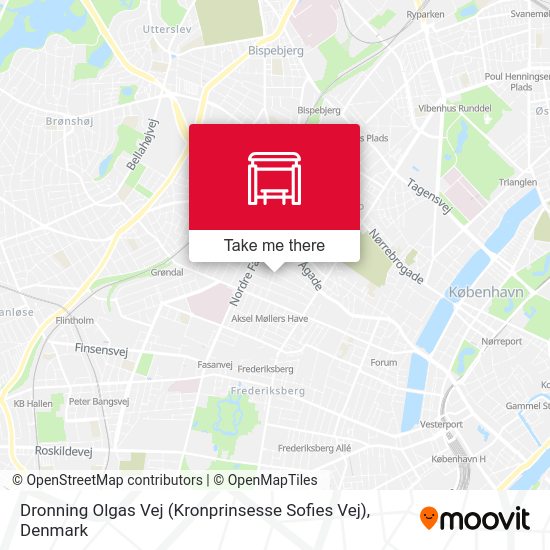 Dronning Olgas Vej (Kronprinsesse Sofies Vej) map