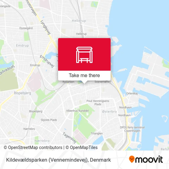 Kildevældsparken (Vennemindevej) map