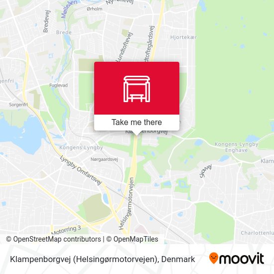 Klampenborgvej (Helsingørmotorvejen) map