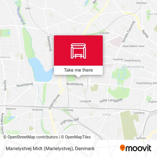 Marielystvej Midt map