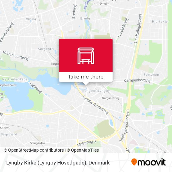 Lyngby Kirke (Lyngby Hovedgade) map