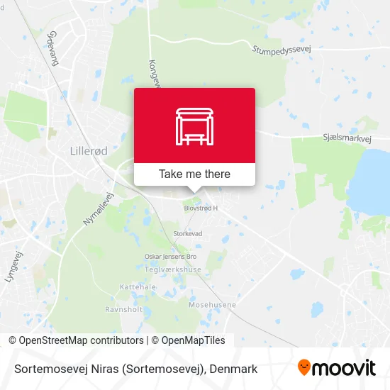 Sortemosevej Niras map