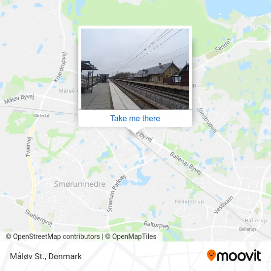 Måløv St. map