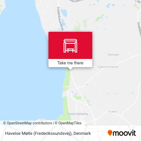 Havelse Mølle (Frederikssundsvej) map