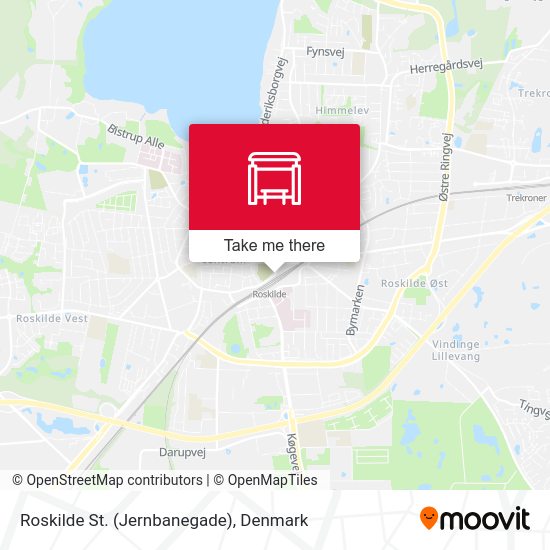 Roskilde St. (Jernbanegade) map