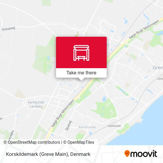 Korskildemark (Greve Main) map