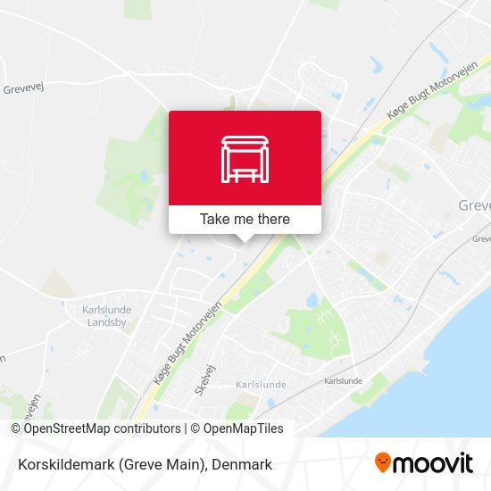 Korskildemark (Greve Main) map