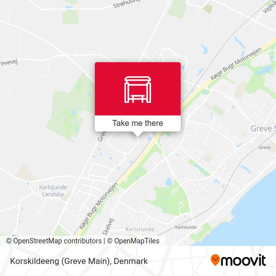 Korskildeeng (Greve Main) map