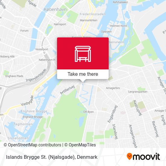 Islands Brygge St. (Njalsgade) map