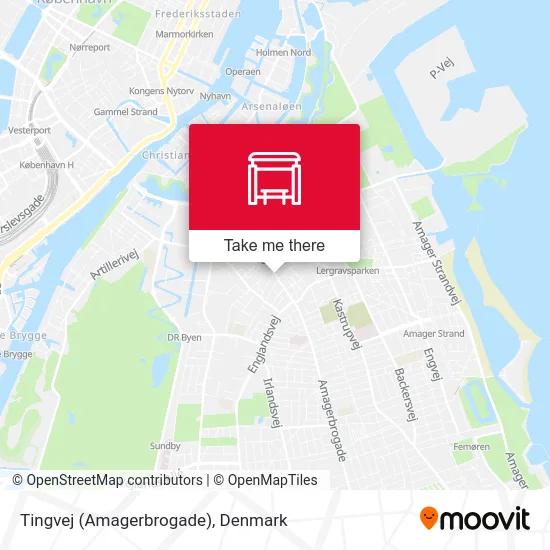 Tingvej (Amagerbrogade) map