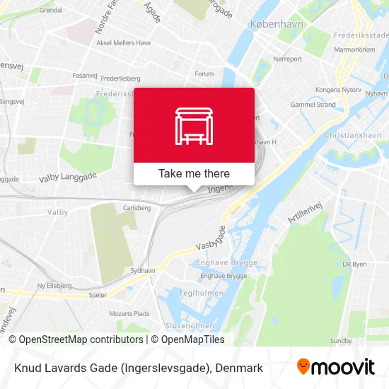 Knud Lavards Gade (Ingerslevsgade) map
