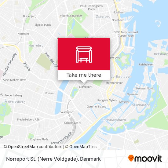 Nørreport St. (Nørre Voldgade) map