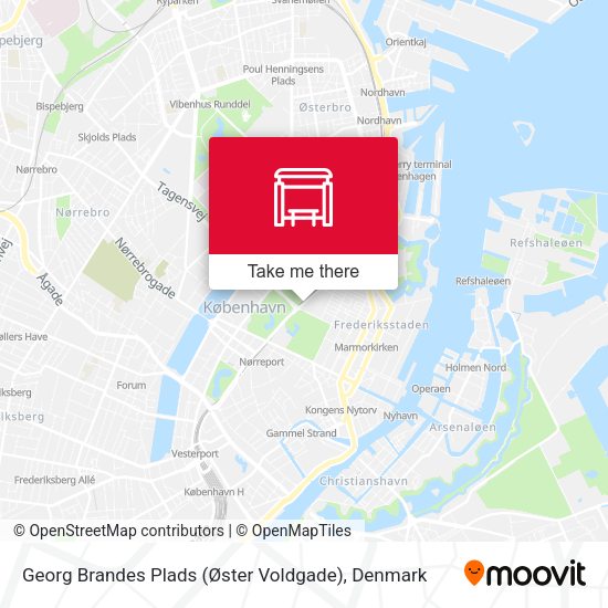 Georg Brandes Plads (Øster Voldgade) map