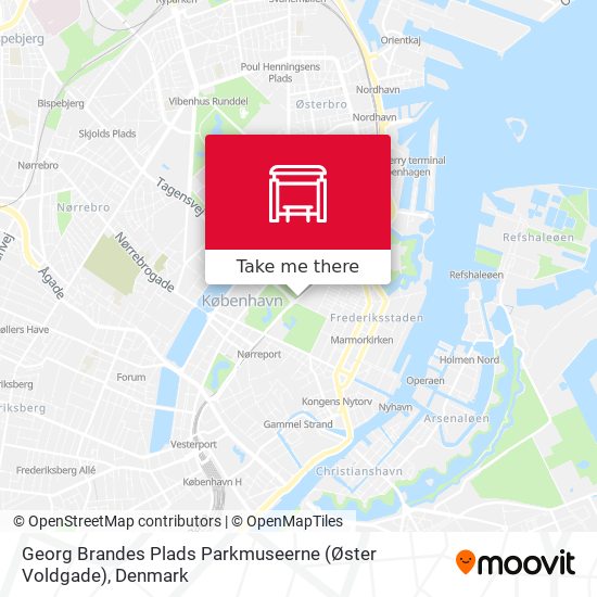 Georg Brandes Plads Parkmuseerne (Øster Voldgade) map
