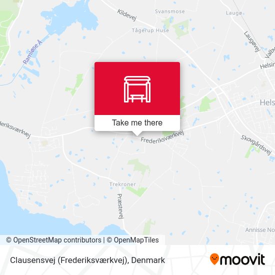 Clausensvej (Frederiksværkvej) map