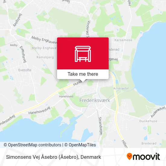 Simonsens Vej  Åsebro map