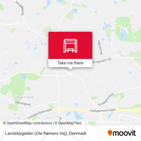 Landsbygaden (Ole Rømers Vej) map
