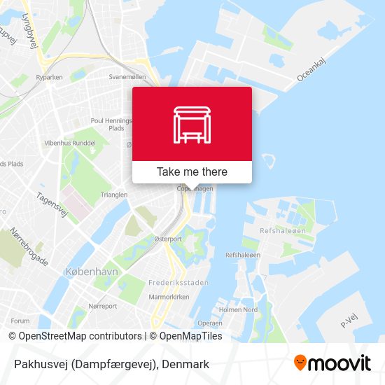 Pakhusvej (Dampfærgevej) map