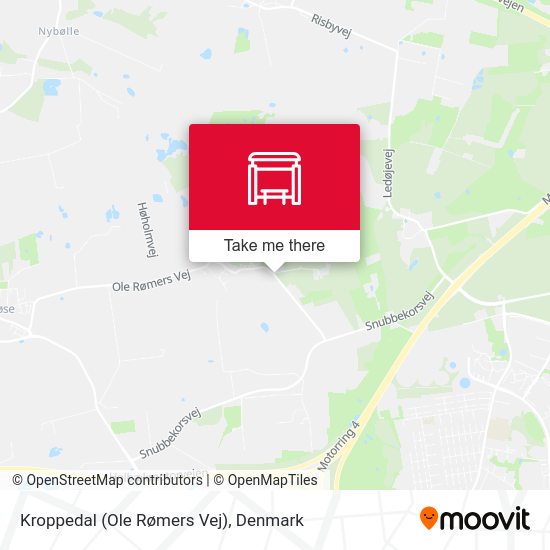Kroppedal (Ole Rømers Vej) map