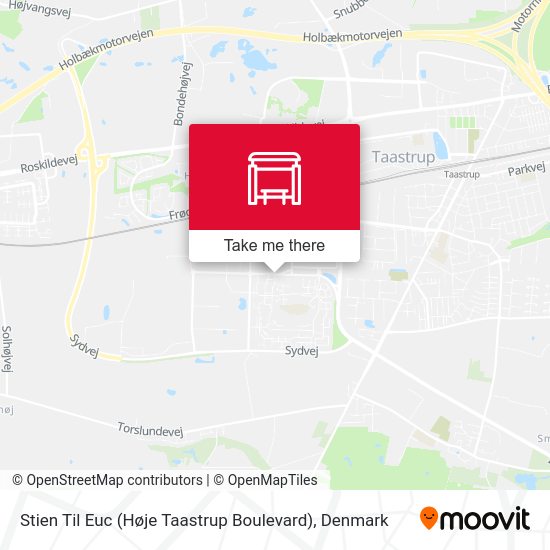 Stien Til Euc (Høje Taastrup Boulevard) map