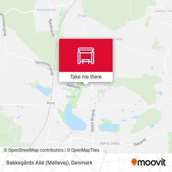 Bakkegårds Allé (Møllevej) map