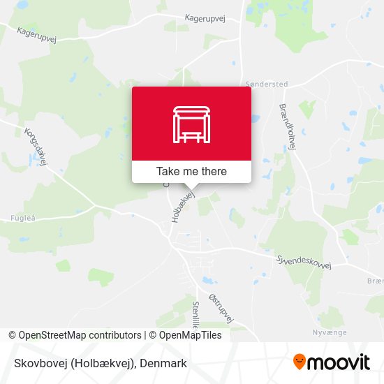 Skovbovej (Holbækvej) map