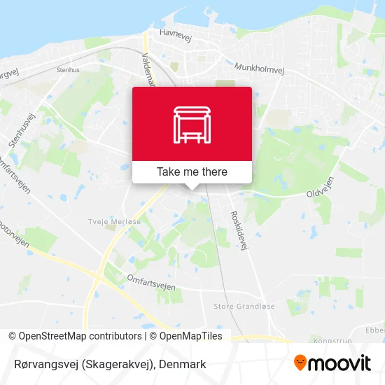 Rørvangsvej (Skagerakvej) map