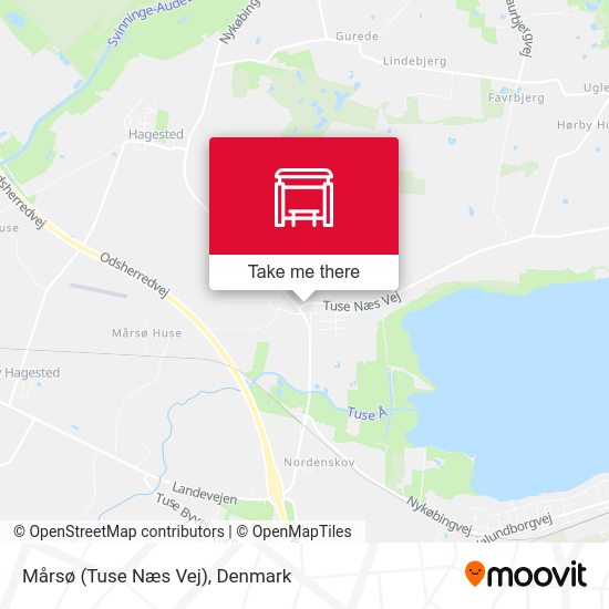 Mårsø (Tuse Næs Vej) map