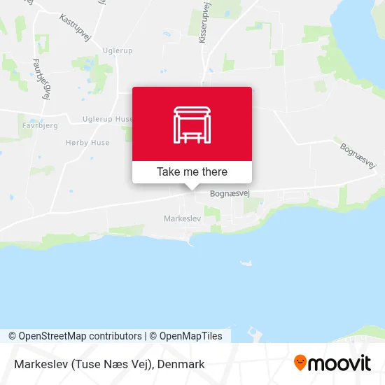 Markeslev (Tuse Næs Vej) map