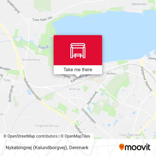 Nykøbingvej (Kalundborgvej) map