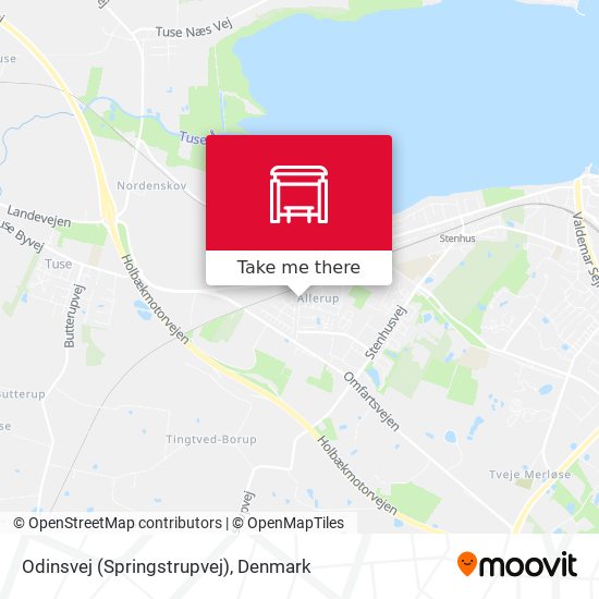 Odinsvej (Springstrupvej) map