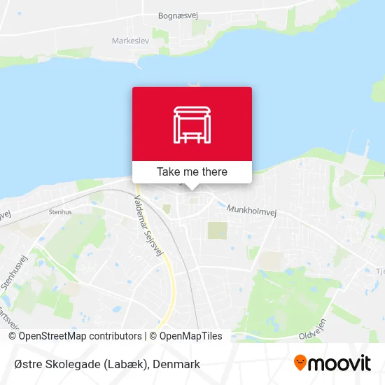 Østre Skolegade (Labæk) map